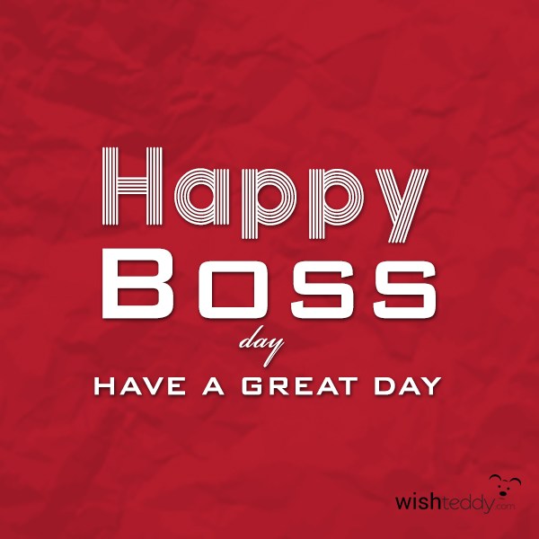 Happy boss day