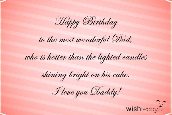 Happy birthday to a shop wonderful dad