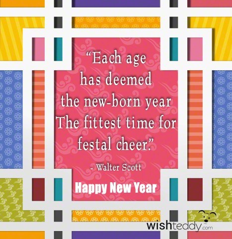 Each age has deemed the new born year