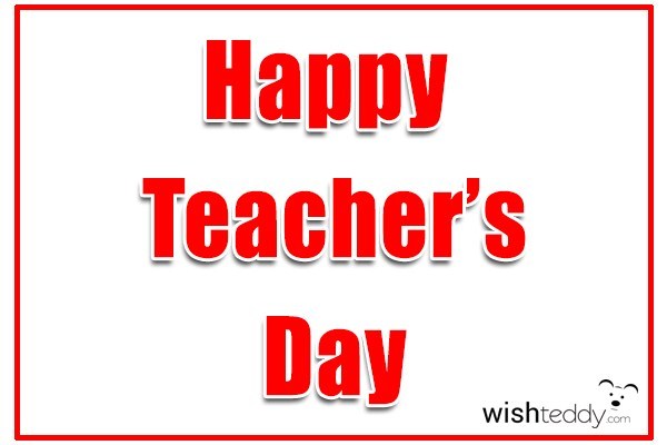 Happy teacher day