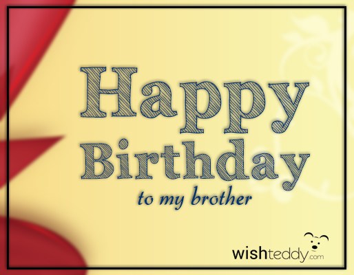Happy birthday to my brother