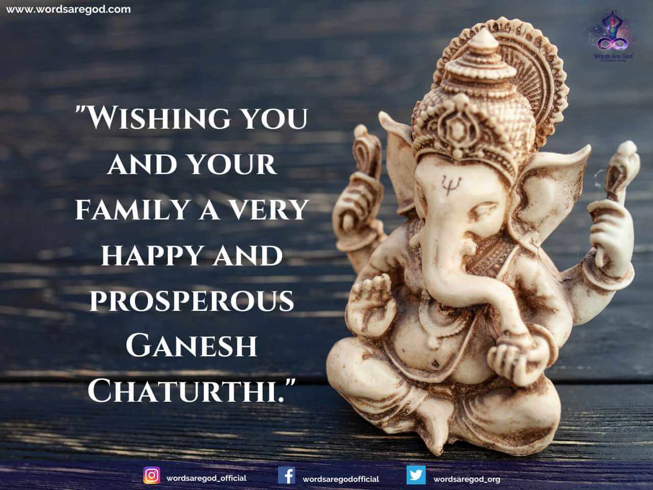 Wishing you and your family a Happy Ganesh Chaturthi