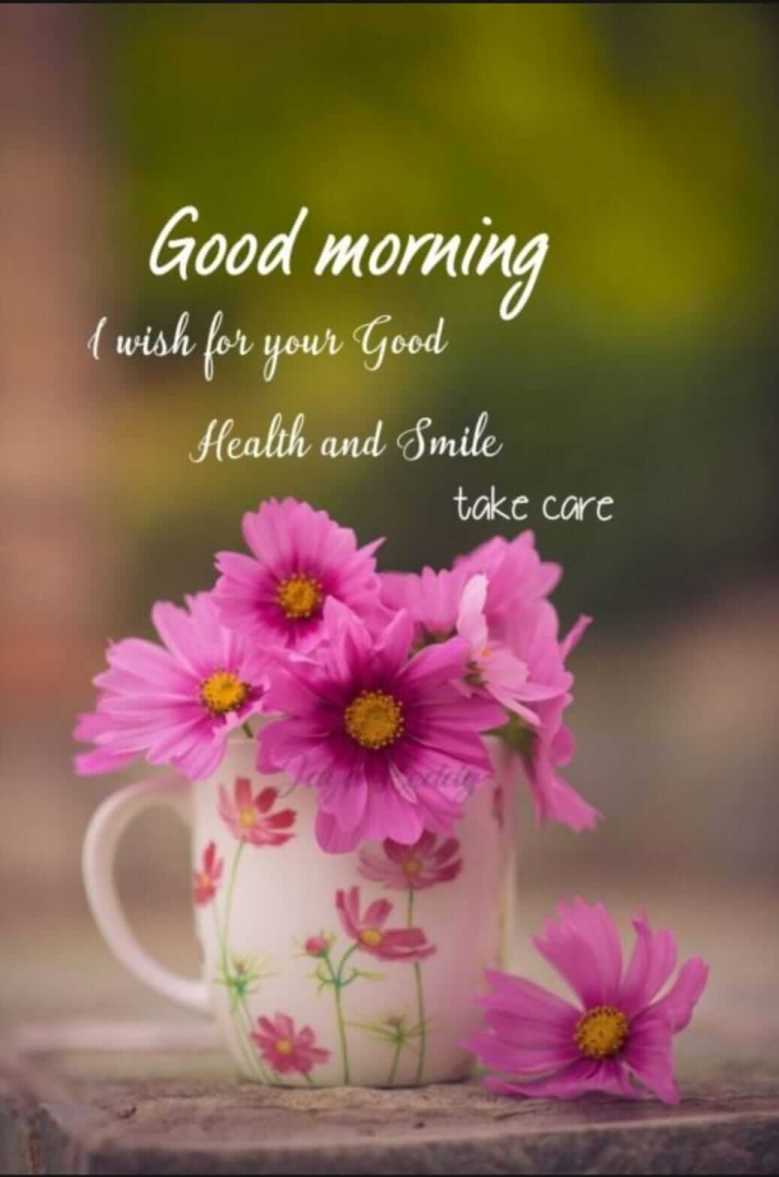 Good Morning. I wish for your good health