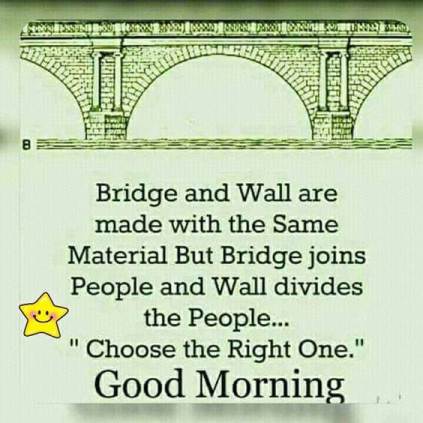 Choose the right people. Good morning